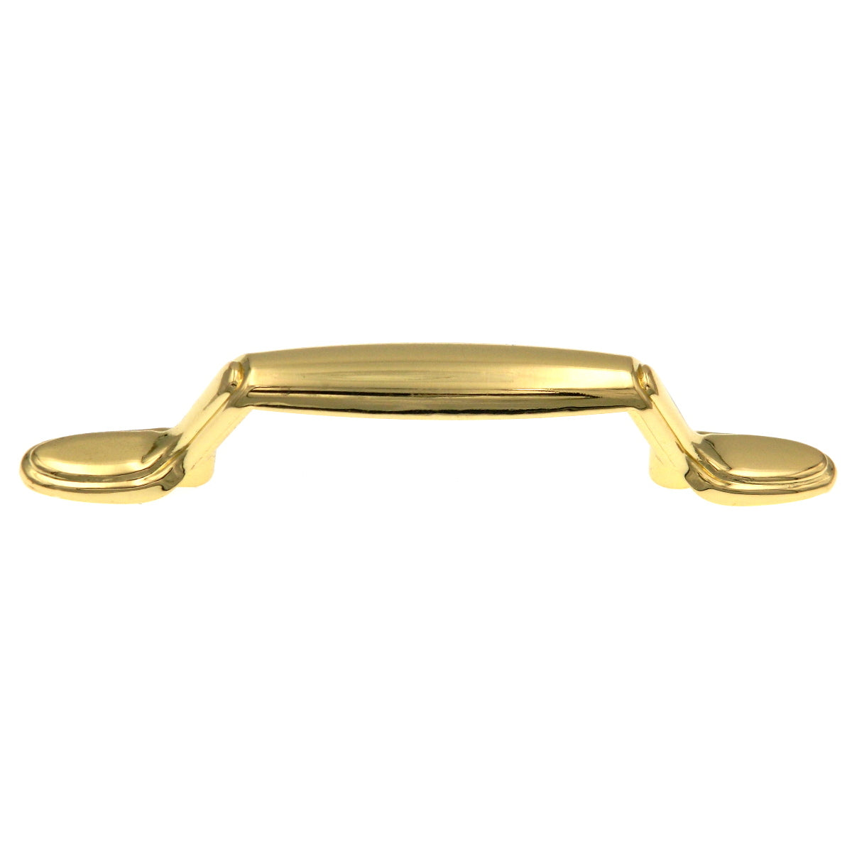 10 Pack Amerock Allison 254PB Polished Brass 3"cc Arch Cabinet Handle Pull