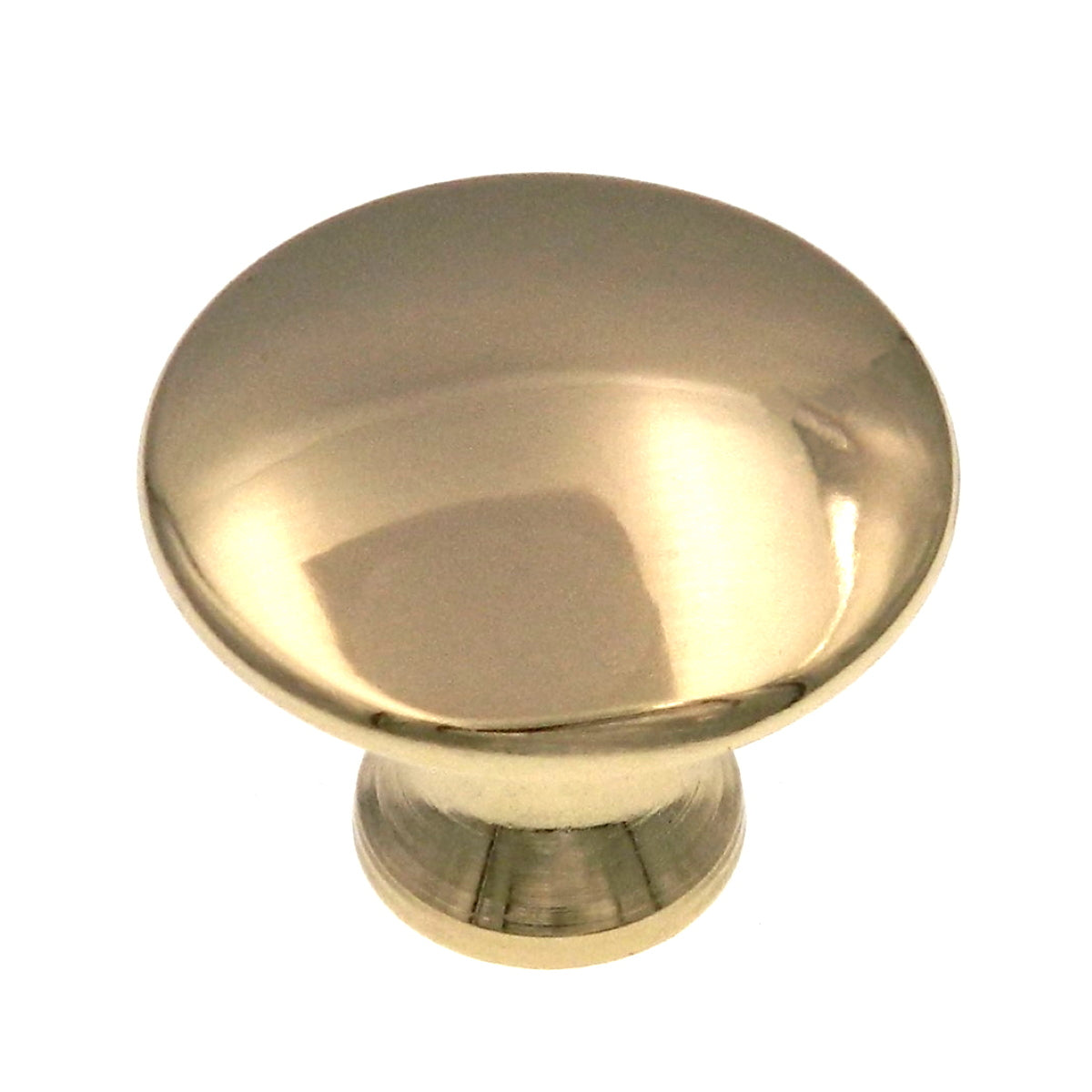 Amerock Allison 1 1/4" Polished Brass Round Cabinet Knob 255PB