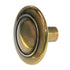 Amerock Allison Light Brass 1 1/4" Ridged Cabinet Knob 256LB