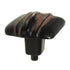 Anne at Home Hannah Square 1 1/4" Cabinet Knob Black Terra Cotta Wash 257-730