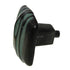 Anne at Home Hannah Square 1 1/4" Cabinet Knob Black with Verde Wash 257-734