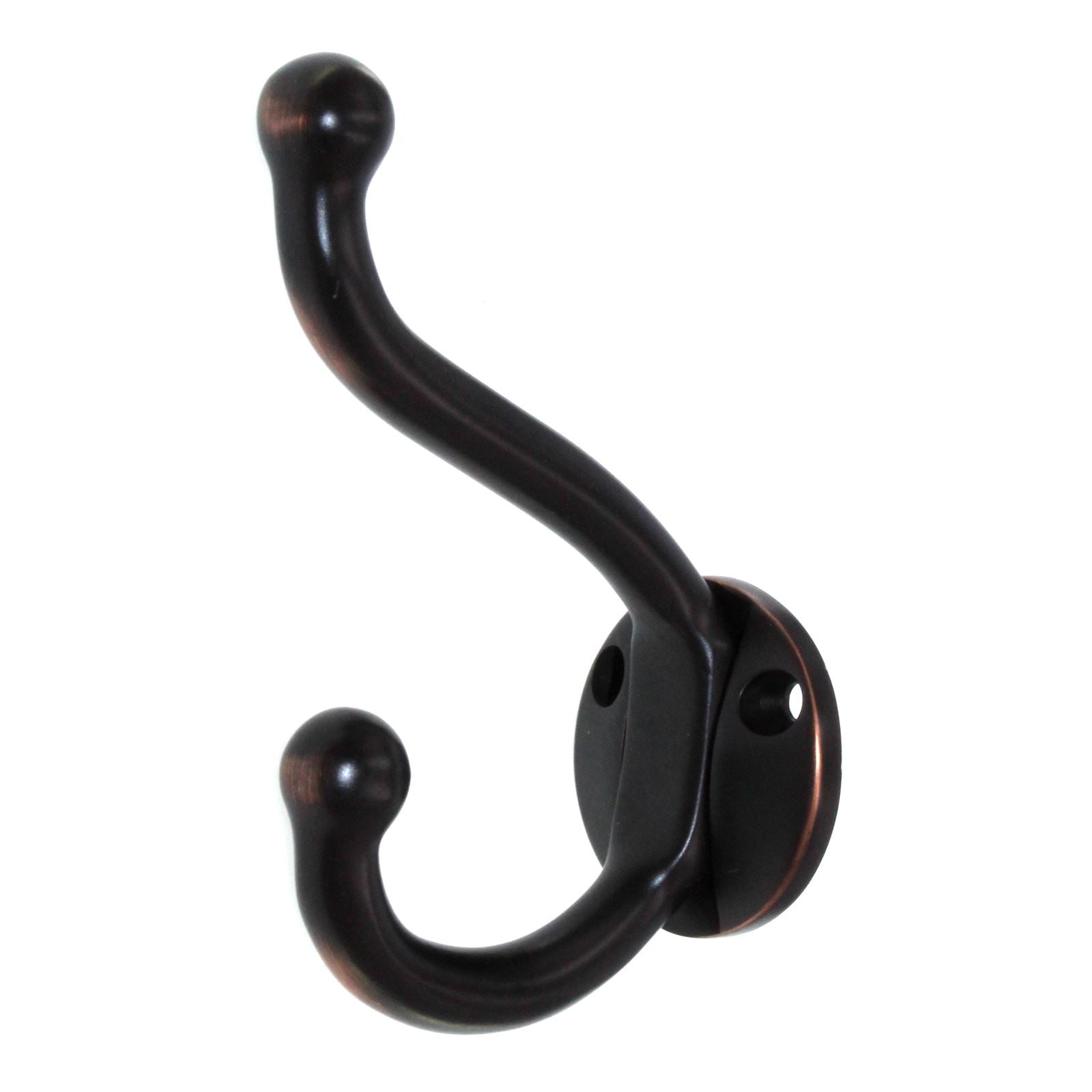 Emtek American Heritage Coat and Hat Ball Tip Hook Oil-Rubbed Bronze 2606US10B