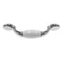 263WCH Polished Chrome 3"cc Arch Handle Pull with White Ceramic Inset Amerock