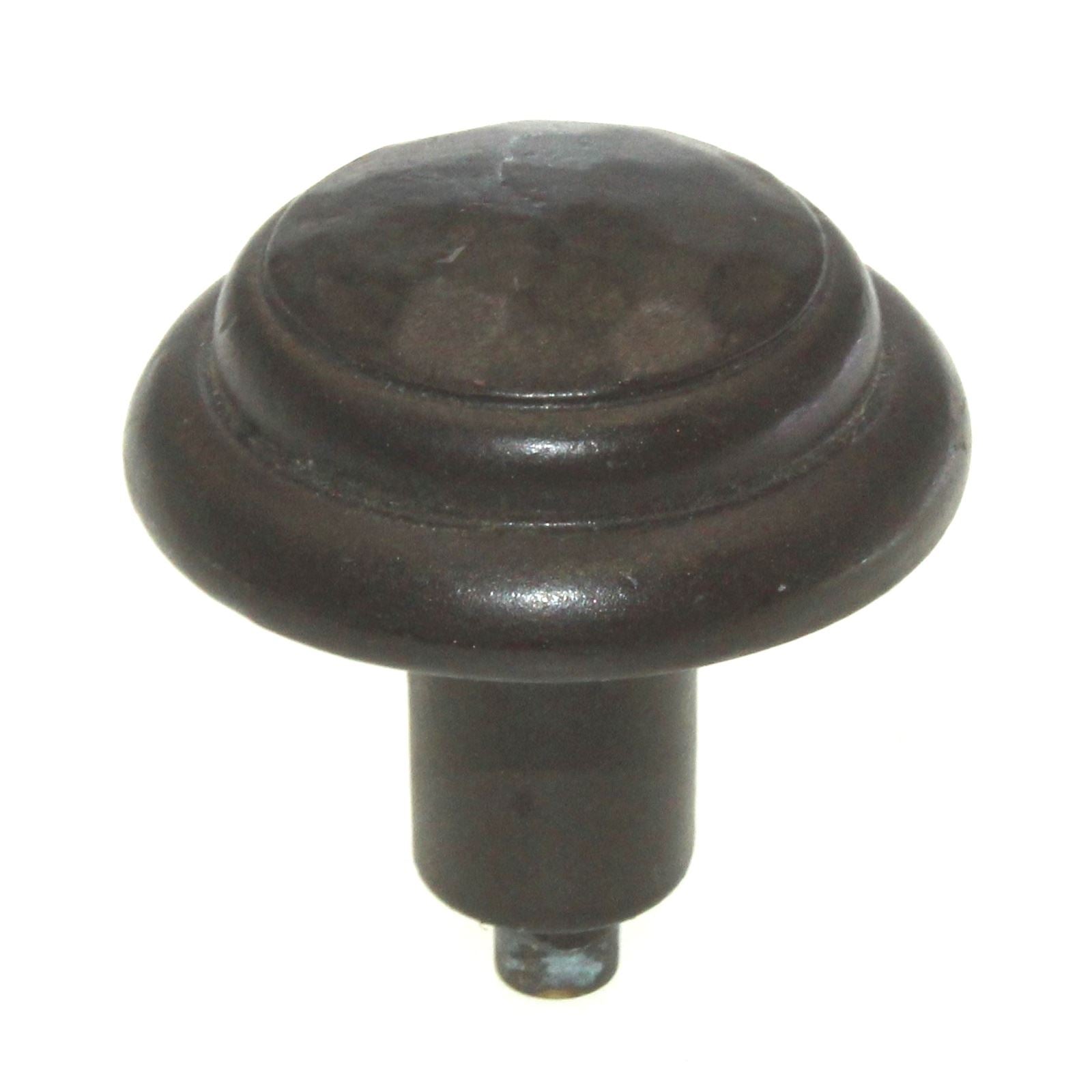 Anne at Home Nomad Rustic Hammered 1 1/4" Cabinet Knob Bronze Rubbed 274-3