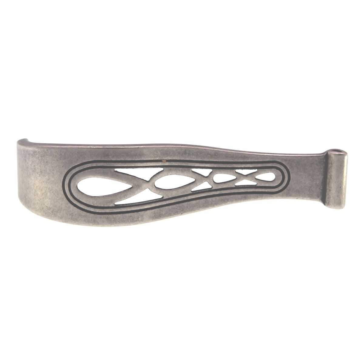 Schaub Firenza Cabinet Arch Pull 3 3/4" (96mm) Ctr Firenza Silver 281-FS