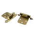 2 Pair of 28301PB Polished Brass Self-Closing Face Mount Cabinet Hinges Laurey