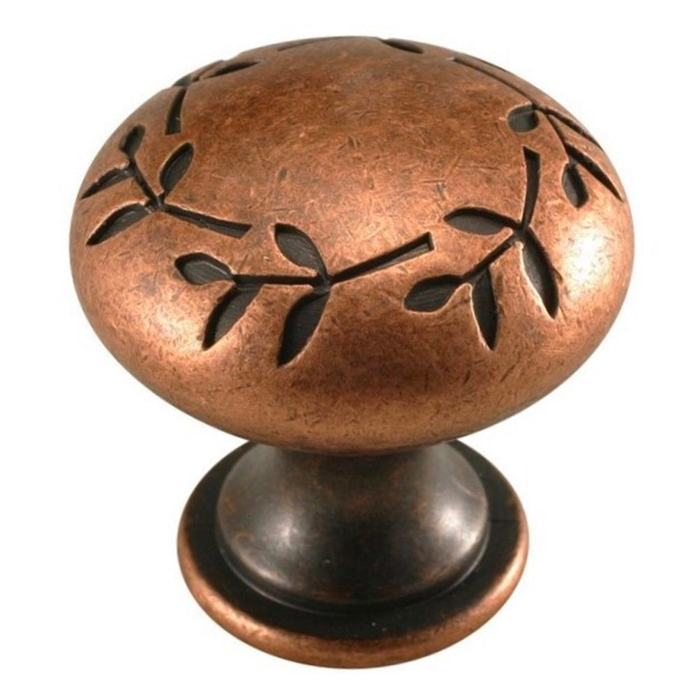 Century Hardware Hamilton 28605-AC Antique Copper 1 3/16" Cabinet Knob Pull