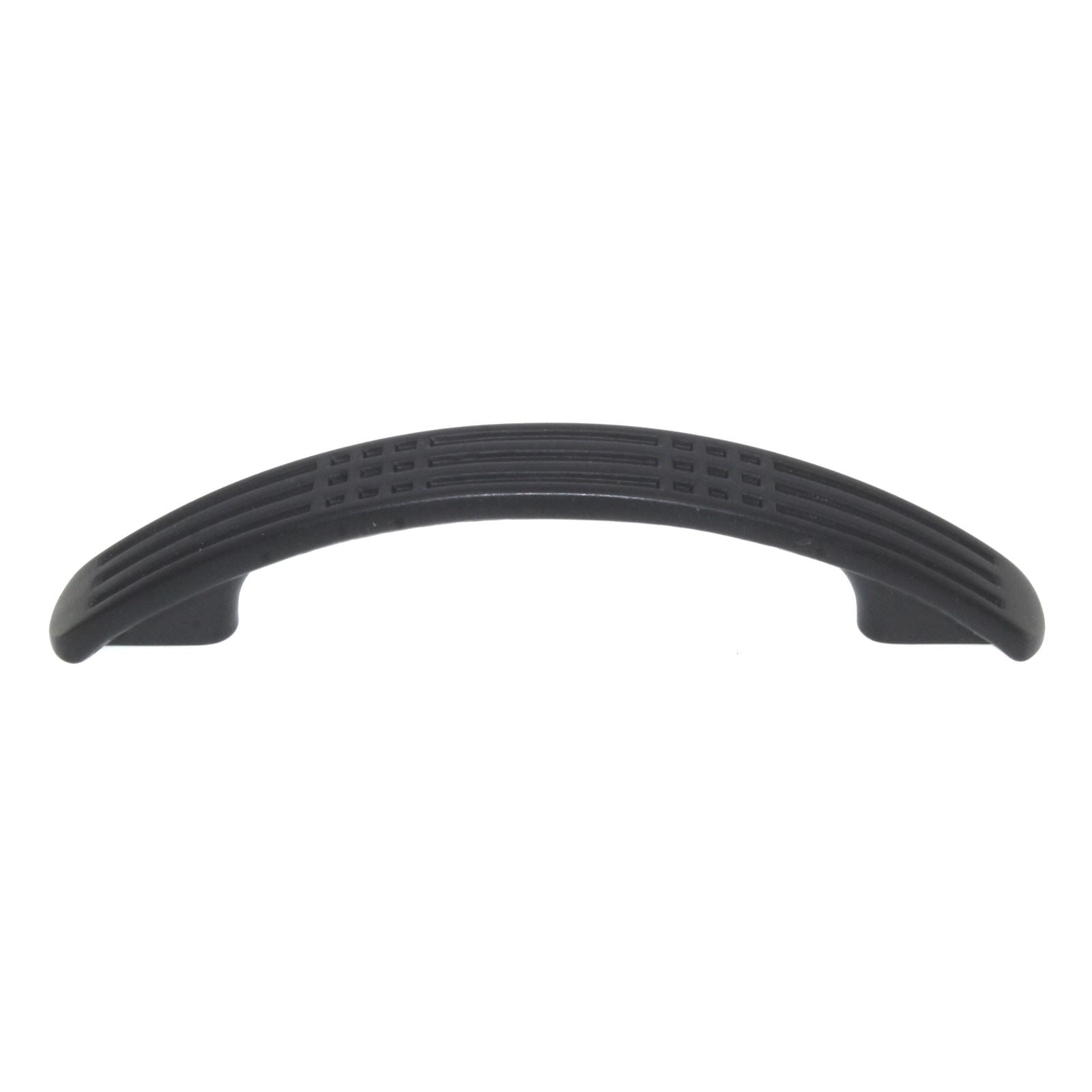 Century Majestic Matte Black 3", 3 3/4" (96mm) Ctr Cabinet Arch Pull 29533-MB