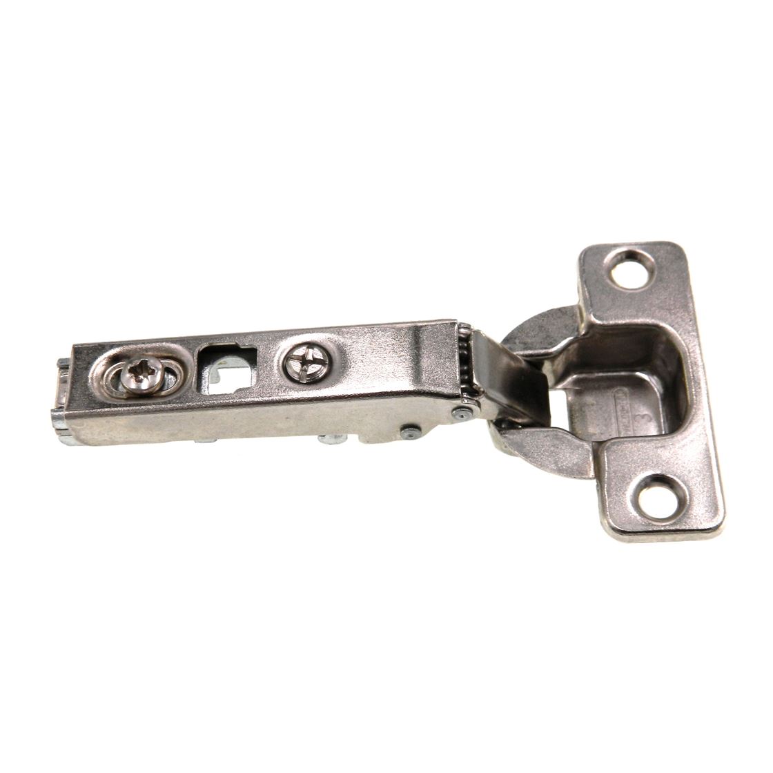 Amerock Nickel Fast-Clip 110 deg. Full Overlay Frameless Concealed Hinge 3211-3B