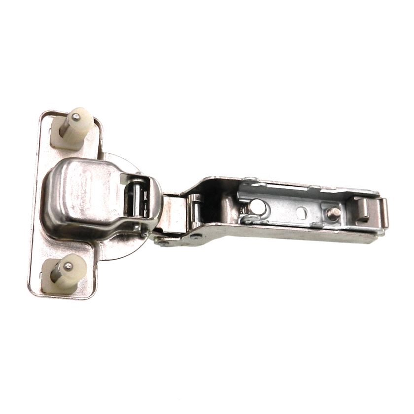 Amerock Nickel Fast-Clip 110 deg. Full Inset Frameless Concealed Hinge 3213-3E