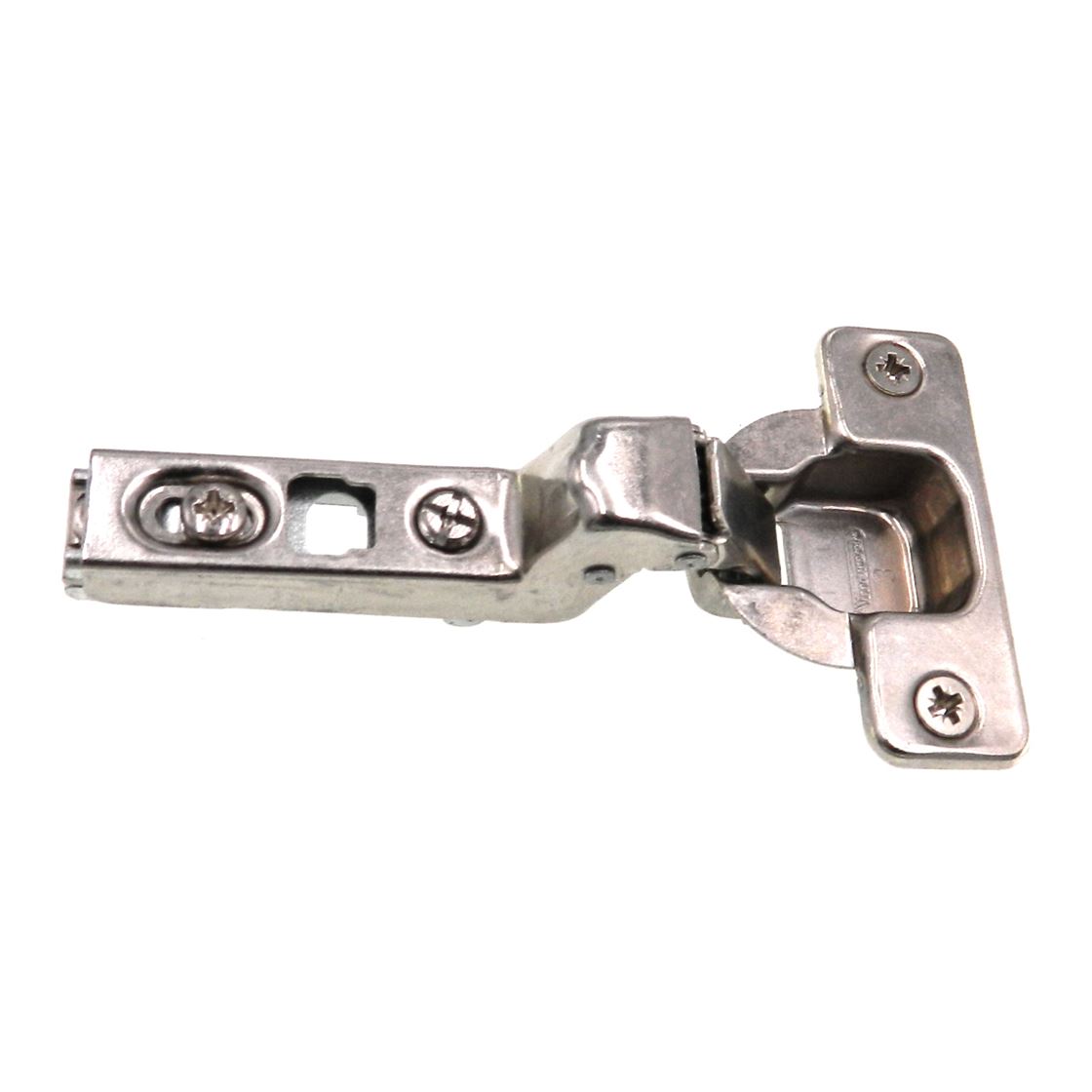 Amerock Nickel Fast-Clip 110 deg. Full Inset Frameless Concealed Hinge 3213C-3A