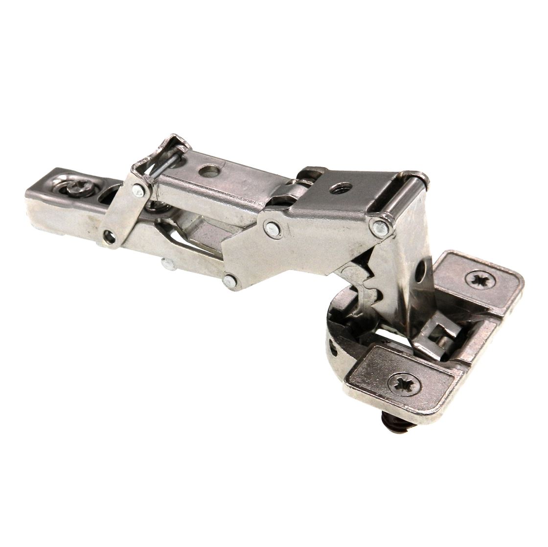 Amerock Nickel Fast-Clip 170 deg. Full Overlay Frameless Concealed Hinge 3271-3A