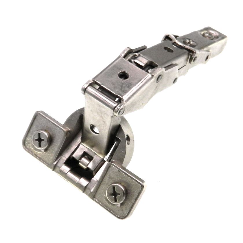 Amerock Nickel Fast-Clip 170 deg. Full Overlay Frameless Concealed Hinge 3271-3E