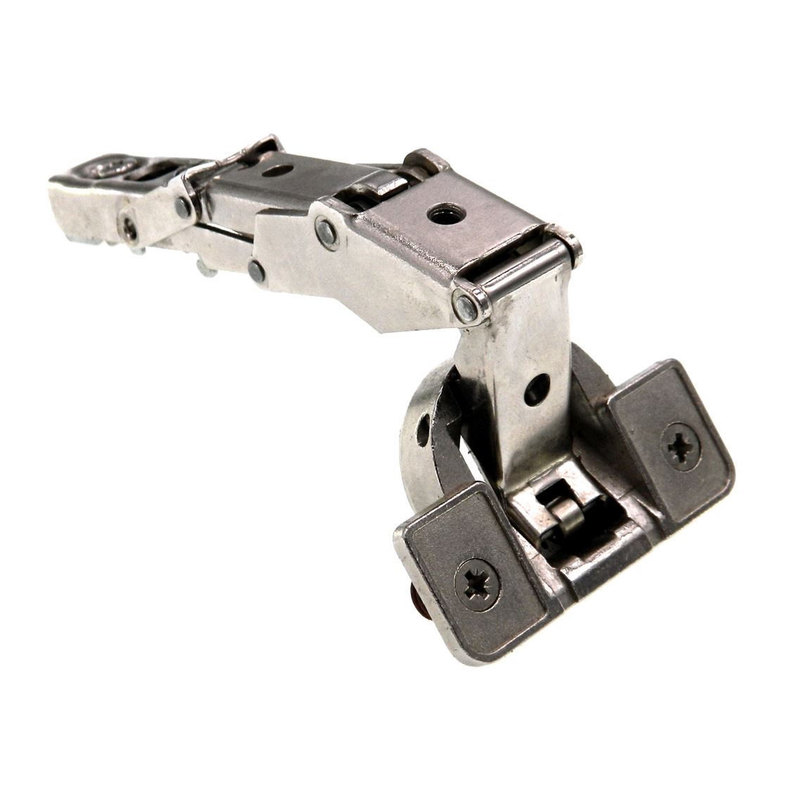 Amerock Nickel Fast-Clip 170 deg. Full Overlay Frameless Concealed Hinge 3271-5A