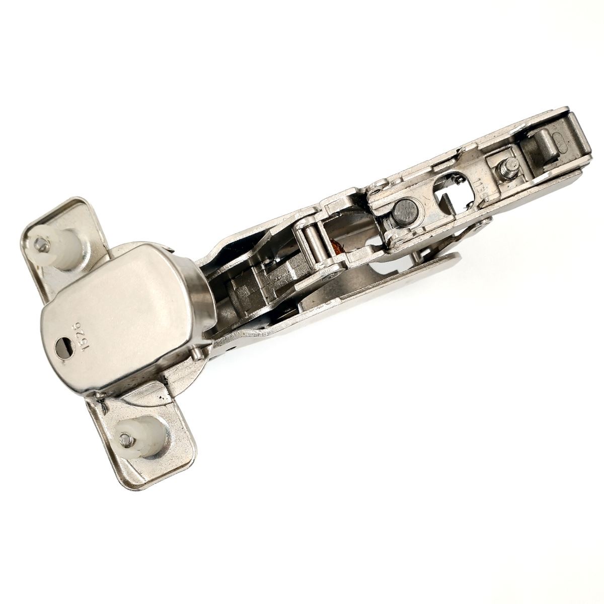 Lama Nickel 170 deg. Full Overlay ST 170 Frameless Concealed Hinge 3271-LAMA