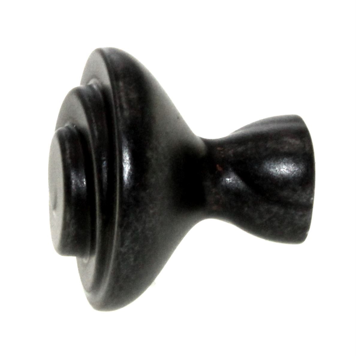 Jeffrey Alexander Duval Gun Metal 1 1/4" Swirl Cabinet Knob 343DACM