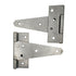 Ultra Hardware Heavy Duty Gate T-Hinge 6" Galvanized Steel All Weather, 3 Pair