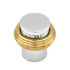 Laurey Chrome with Polished Brass Round Coils 1" Knob 40526