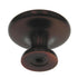 Style Selections Designer Aged Bronze Round Ringed 1 1/4" Knob 40904