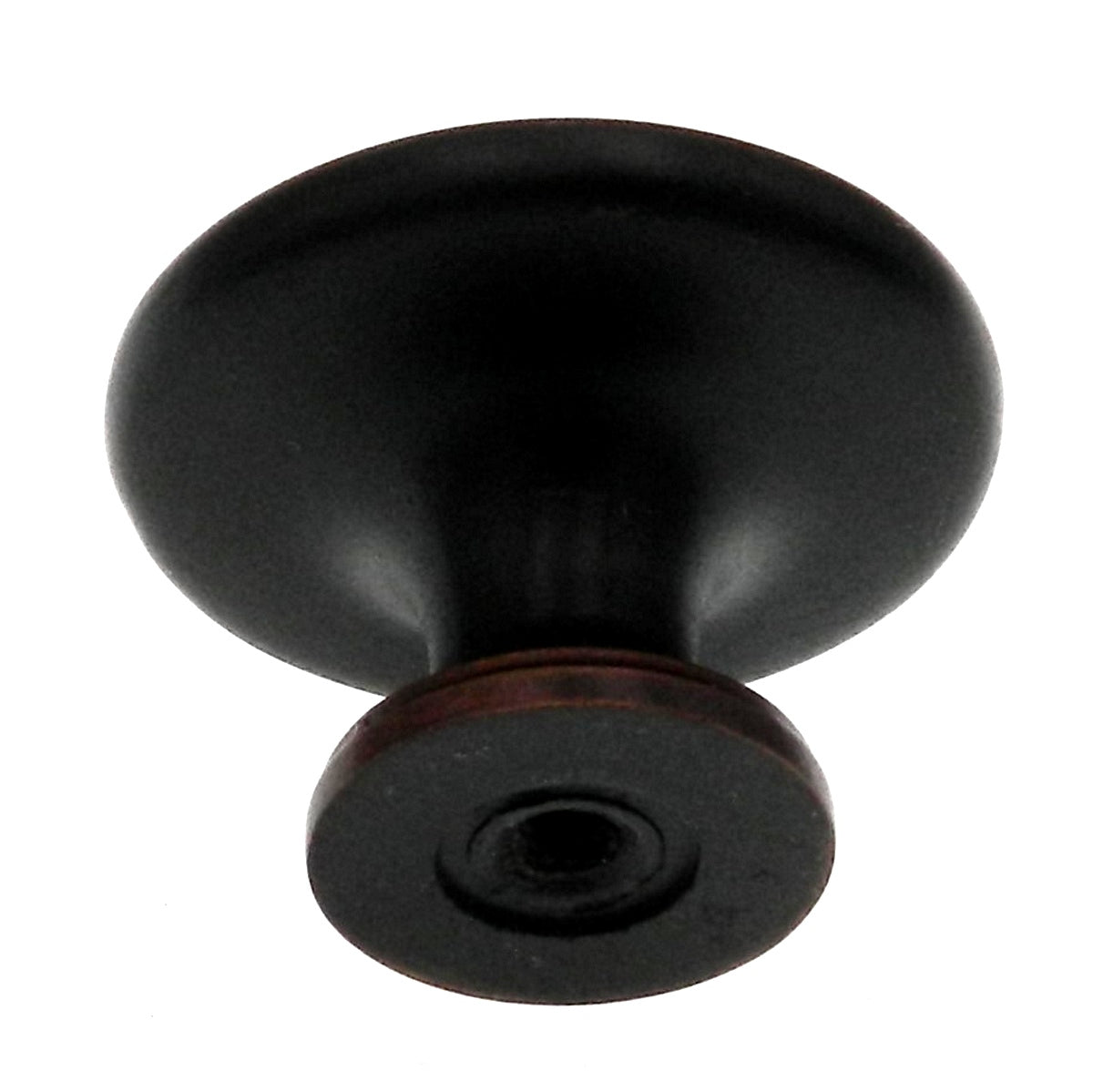 Style Selections 10 Pack Oil-Rubbed Bronze Round Ringed 1 1/4" Knob 40905