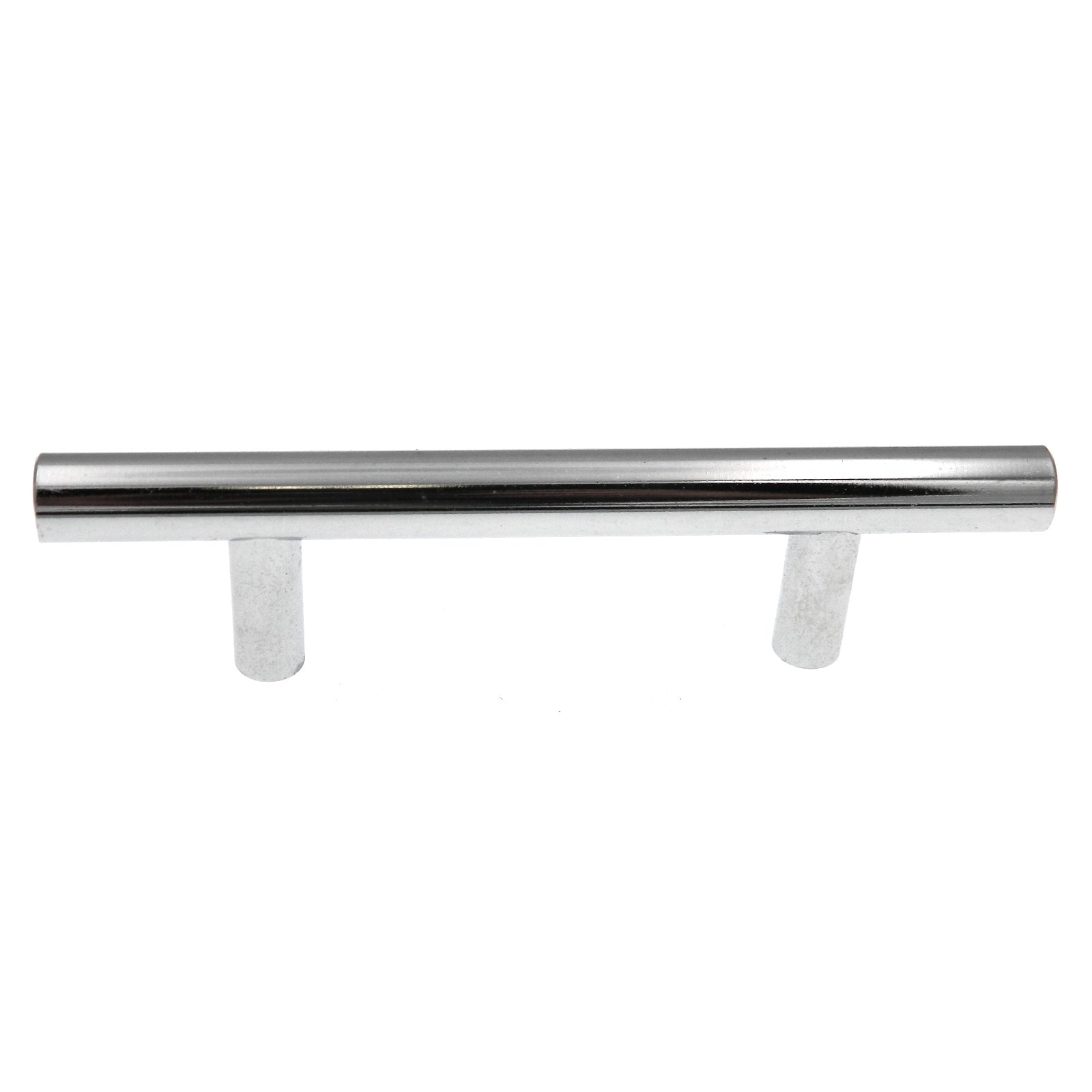 Style Selections European Bar Drawer Pull, 3 Inch Centers, Chrome