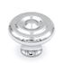 Ultra Designer's Edge Polished Chrome Solid Brass Circles 1 1/2" Knob 41358