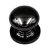 Ultra Designer's Edge Black Nickel 1 1/8" Knob with 1 1/4" Round Backplate 41546R1