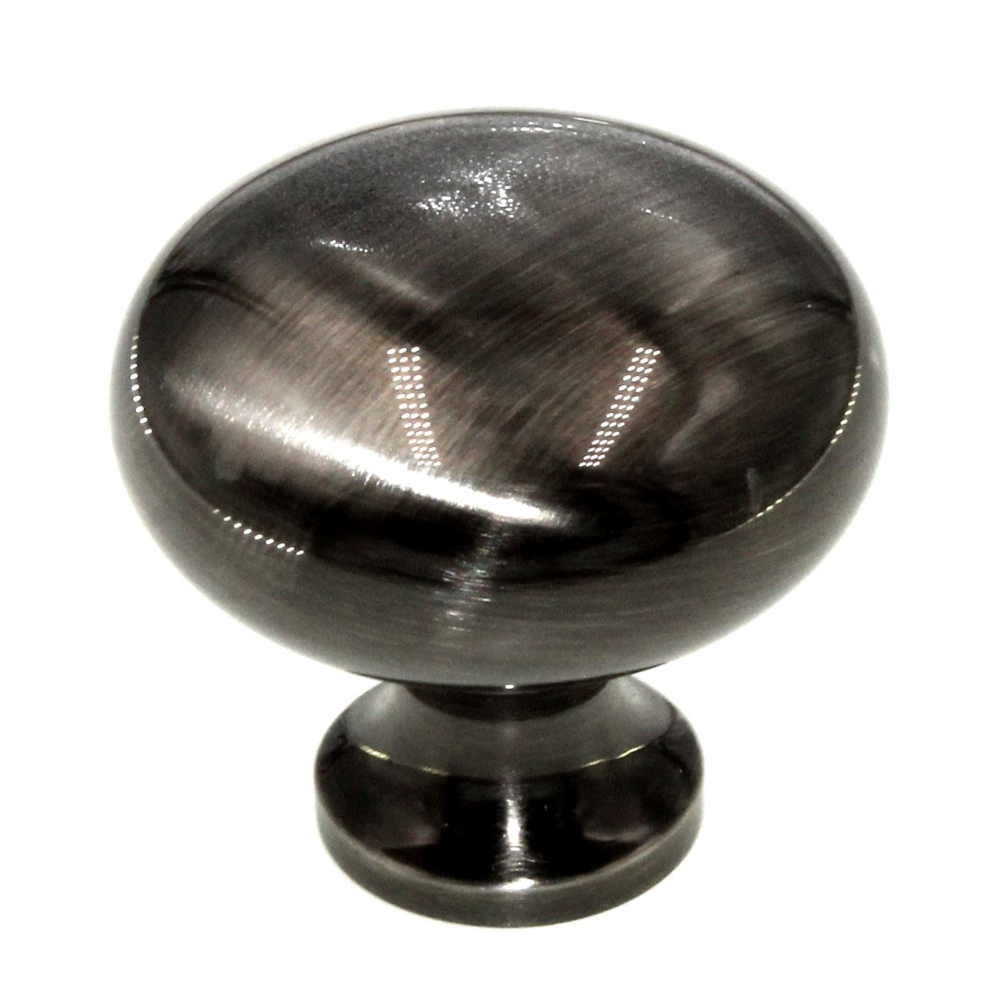 Ultra Hardware 1 1/4" Round Cabinet Knob Pewter Solid Brass 41552