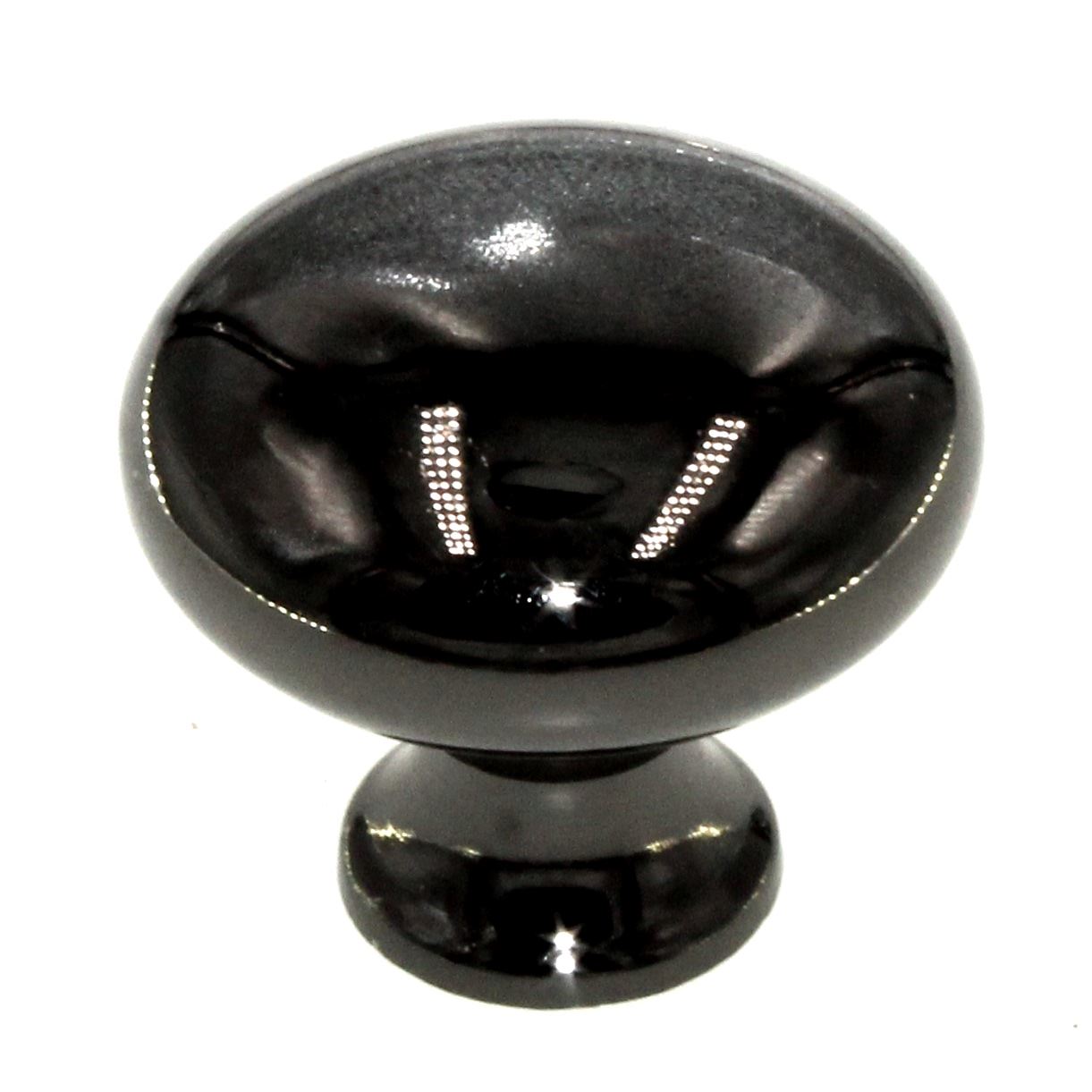 Ultra Hardware 1 3/16" Round Cabinet Knob Black Nickel 41591