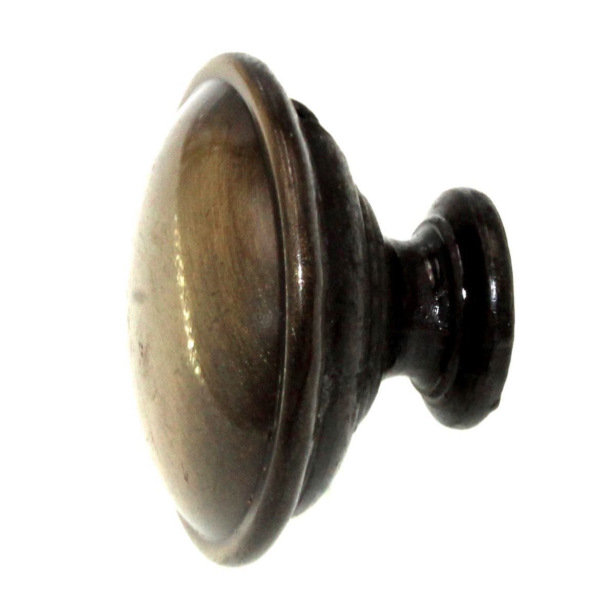 Ultra Hardware 1 1/4" Ridged Cabinet Knob Antique Brass 41660