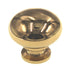 Ultra Hardware 1 1/4" Round Cabinet Knob Polished Brass 41717