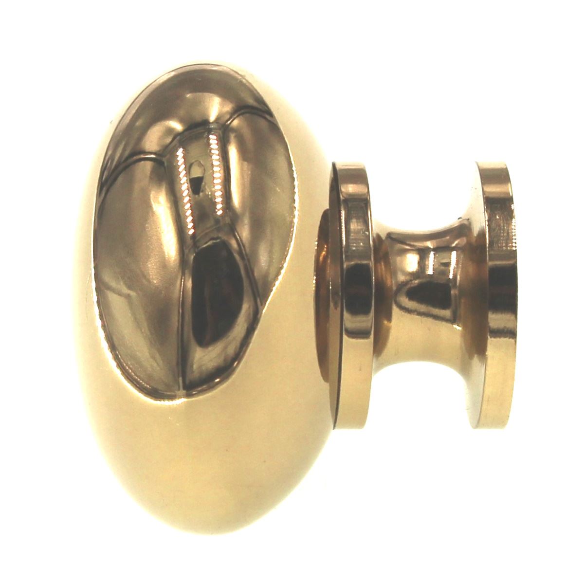 Ultra Hardware 1 1/4" Round Cabinet Knob Polished Brass 41717