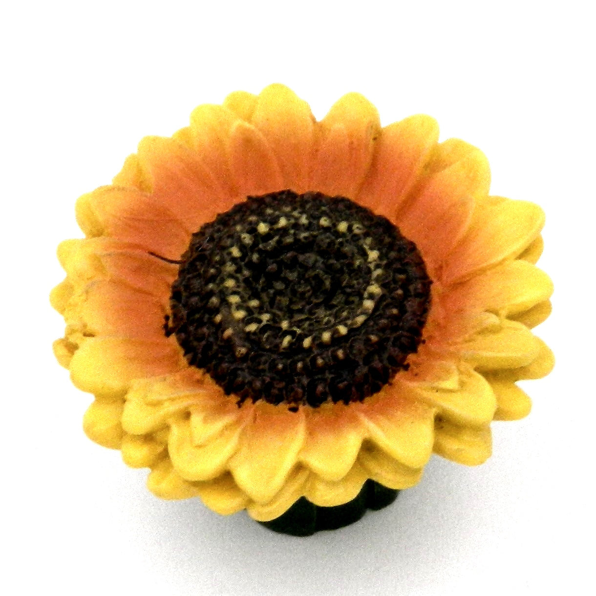 Ultra Designer's Edge Orange Resin Sunflower 1 1/4" Knob 41749