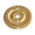 Laurey Landcaster Hand Polished Brass 1 1/2" Solid Brass Knob Backplate 42301