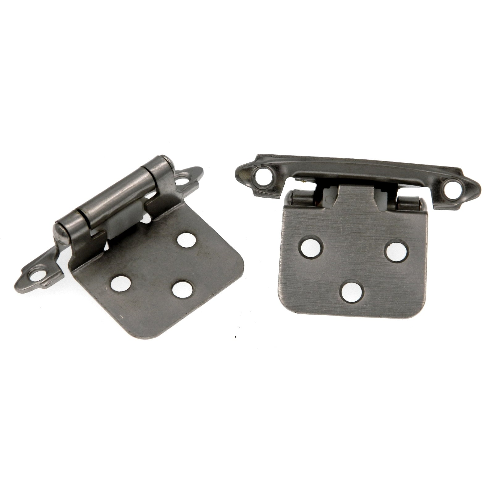 Hardware House Satin Nickel Self-Closing Cabinet Hinges HH48-9112, 1 Pair