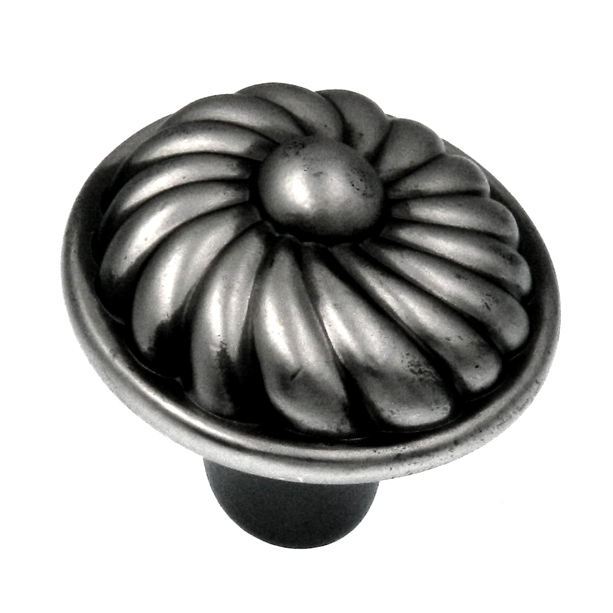 Belwith Keeler Black Nickel Vibed 1 5/8" Oval Cabinet Knob KBC 49906-9238