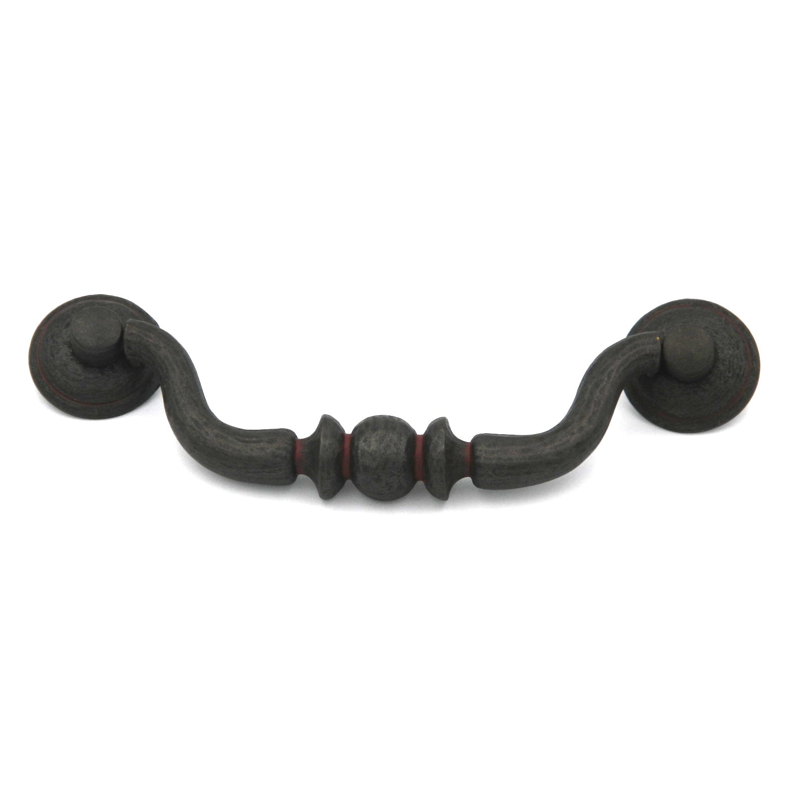 Hickory Hardware Charleston Blacksmith Rustic Iron 6"cc Drawer Bail Pull 50279-9212