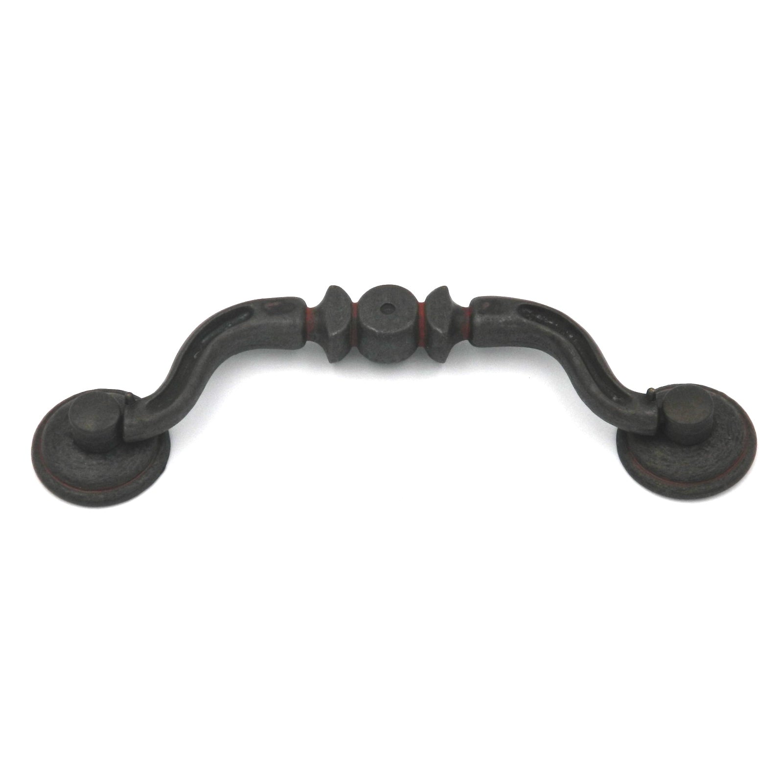 Hickory Hardware Charleston Blacksmith Rustic Iron 6"cc Drawer Bail Pull 50279-9212