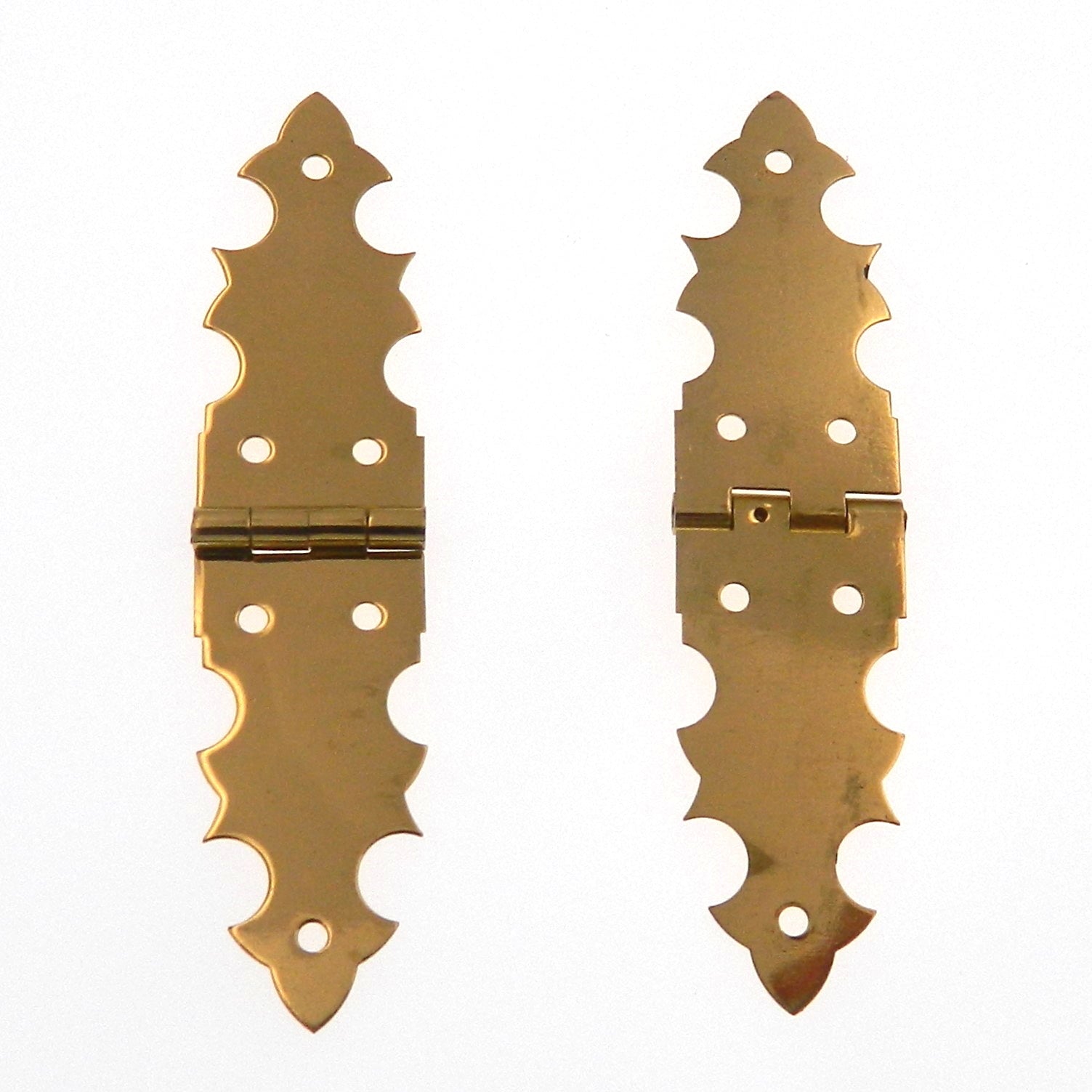 Hardware House Polished Brass Decorative Hobby Hinges HH51-4216, 1 Pair