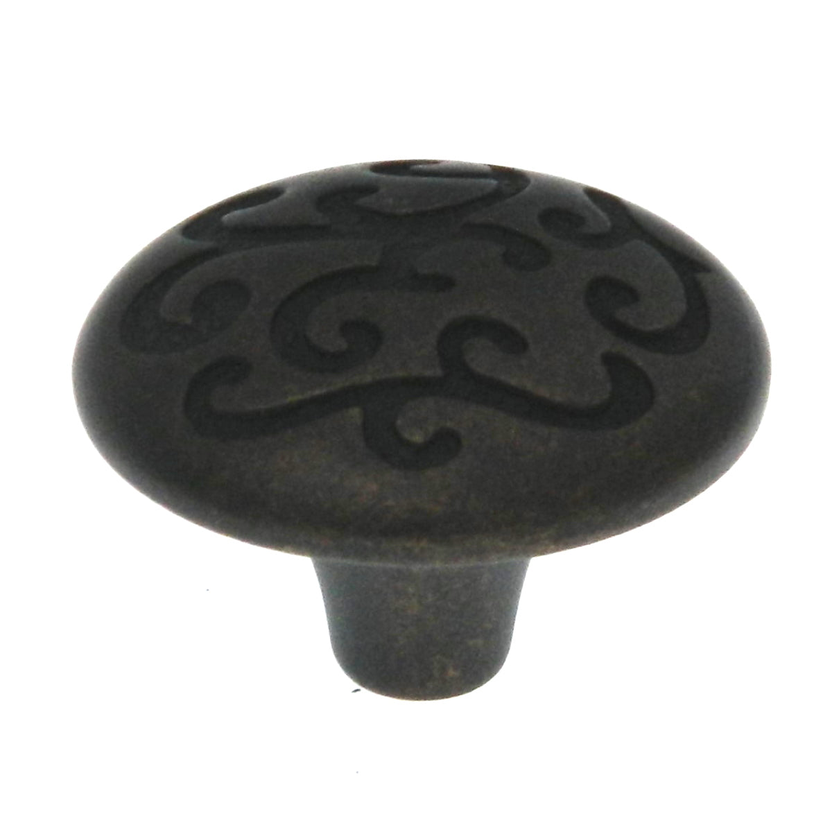 Hickory Hardware Mayfair Windover Antique 1 1/4" Ornate P3091-WOA Cabinet Knob