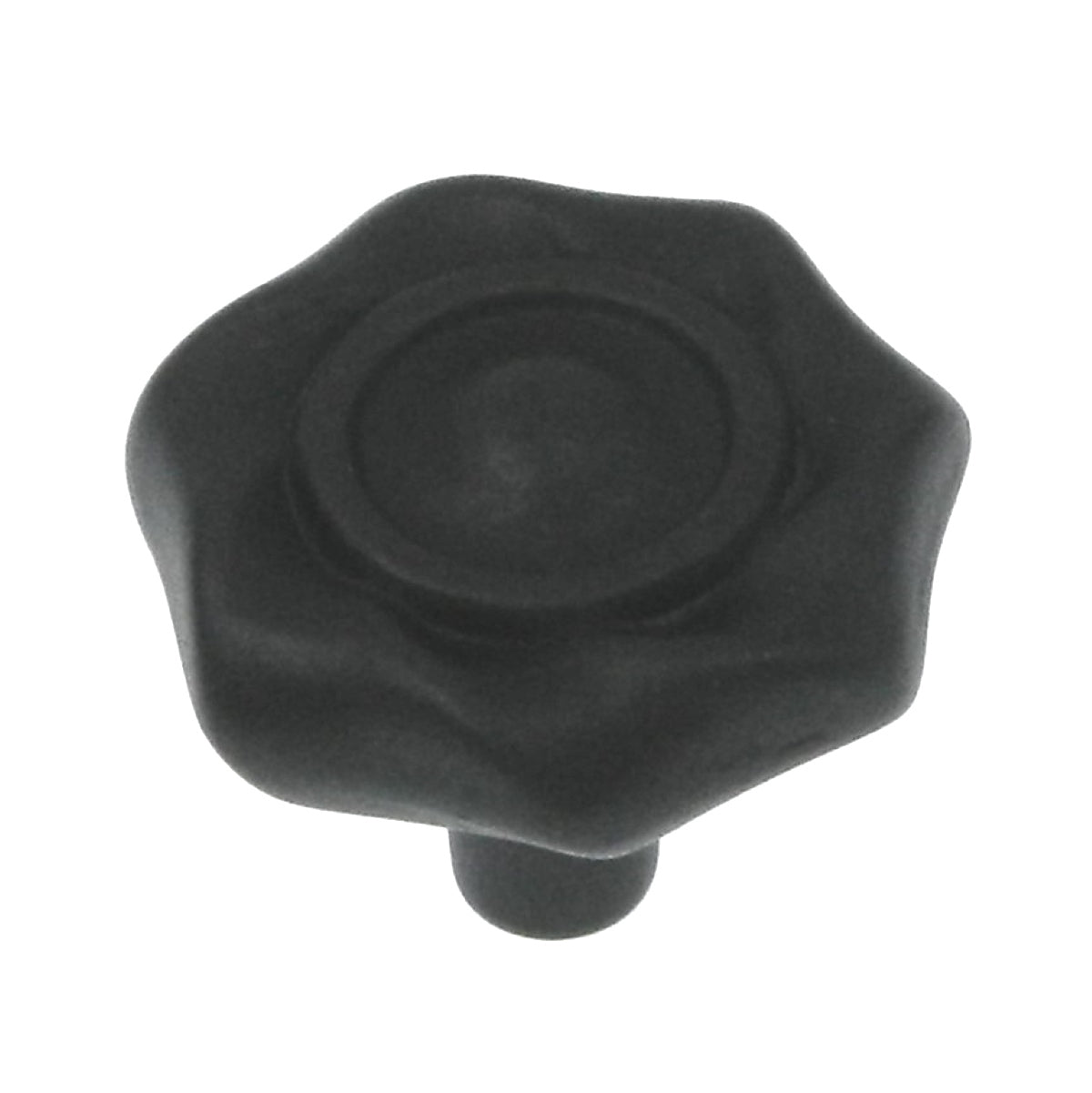 Keeler Charleston Blacksmith Black Iron 1 1/4" Cabinet Knob PA1312-BI, 10 Pack