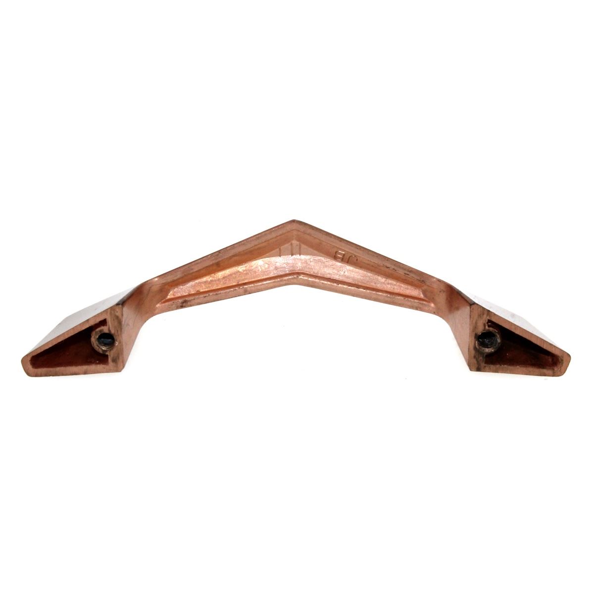 Ajax Cabinet Jewelry Chevron Cabinet Arch Pull 3" Ctr Polished Copper 545-CU