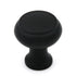 Keeler Rustic Black Iron 1 1/8" Flat Top Cabinet Knob Pull 55044-9211