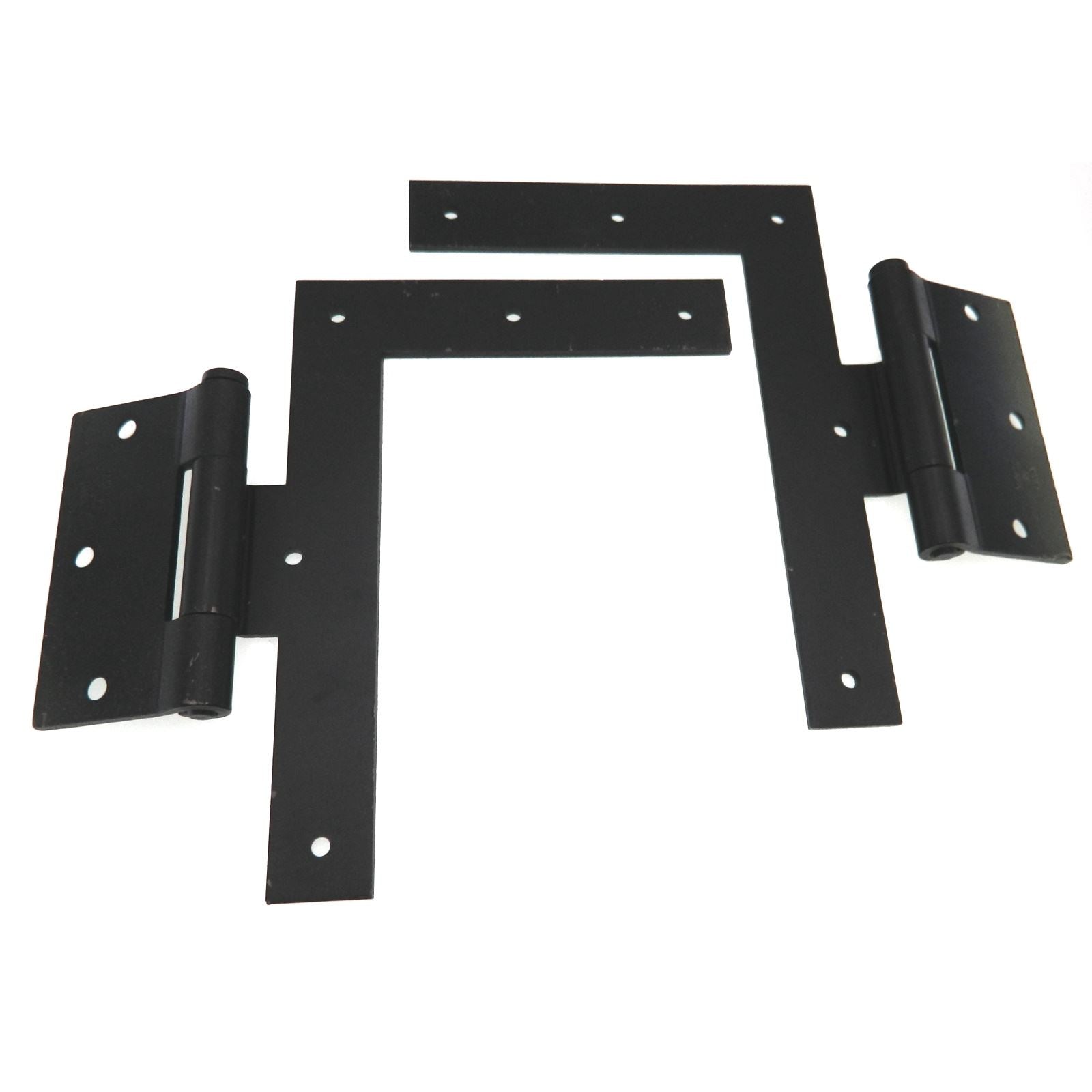 Pair Stanley Surface Half "HL" Black 3.5 Inch Butt Hinges For 1 3/8" Door 558-J1