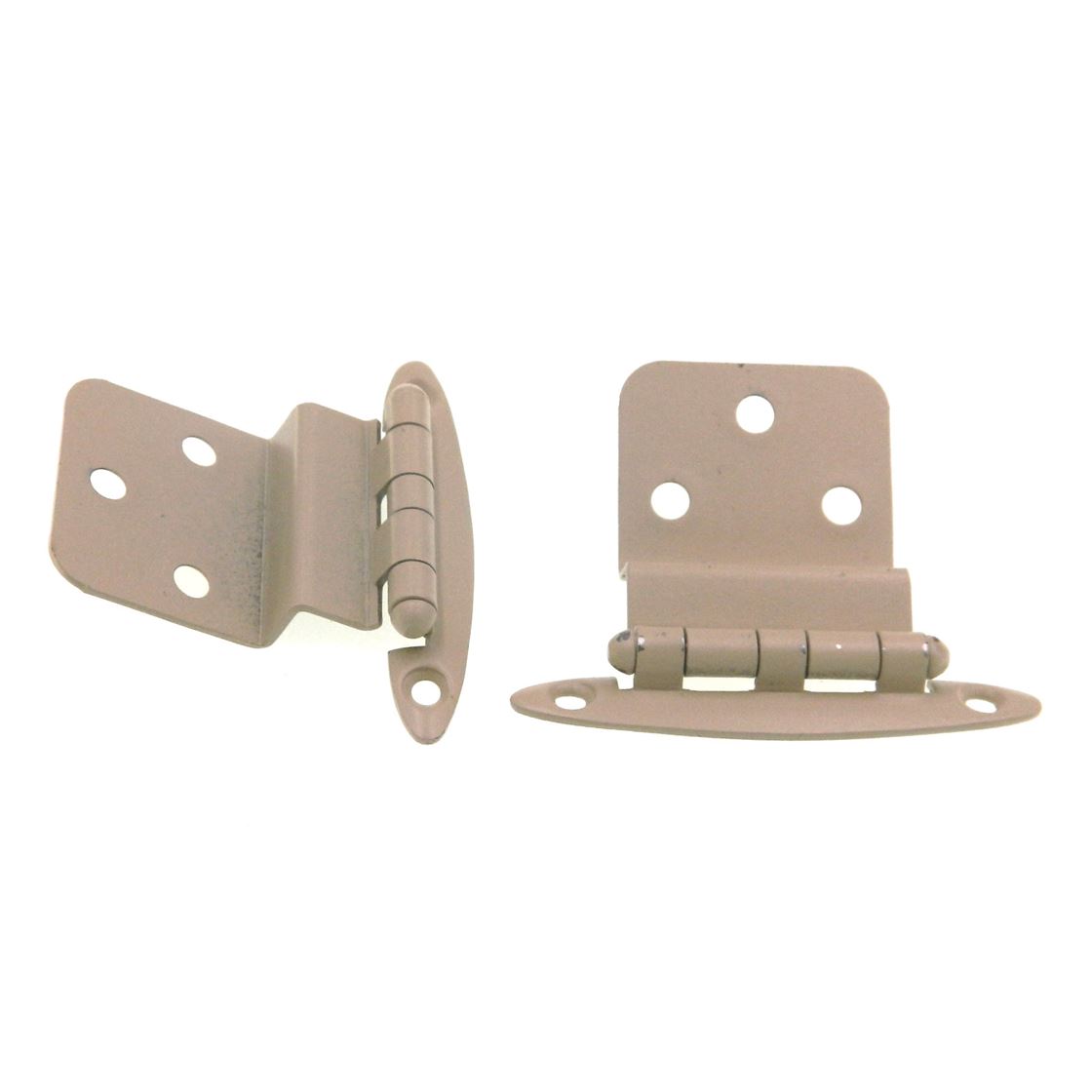 Pair Ajax Prime Coat 3/8" Inset Paintable Hinges Face Mount 562-30