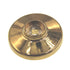 Ultra Hardware 1 11/16" Ball Knob Backplate Polished Brass Solid Brass 57605