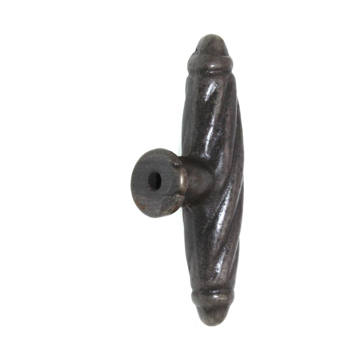 Laurey Classico Pewter 2 3/4" Twist T-Bar Cabinet Knob 58506