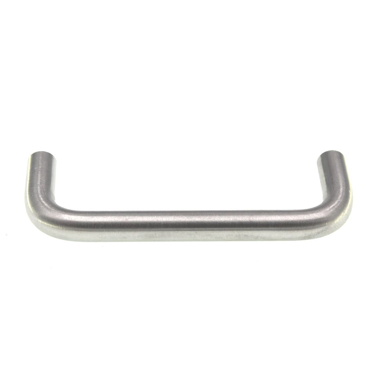 Ultra Hardware 3" Ctr. Solid Brass Cabinet Wire Pull Satin Chrome 59130