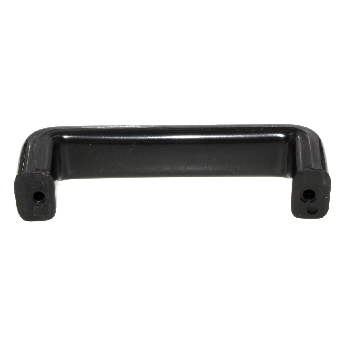 Ultra Hardware 3 1/2" Ctr. Plastic Cabinet Arch Pull Black 59460