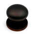 Ultra Designer's Edge Oil-Rubbed Bronze Round with Backplate 1 1/8" Knob 59481